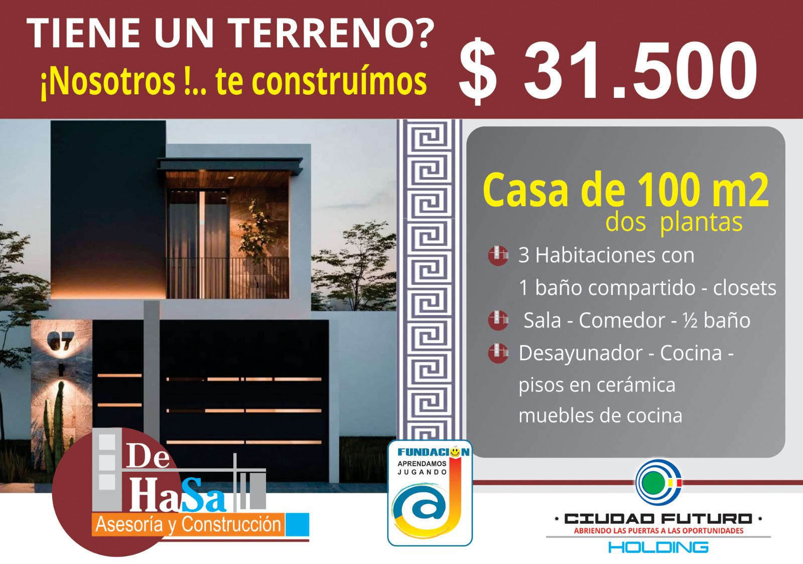 ES HORA DE INVERTIR EN SU FUTURO